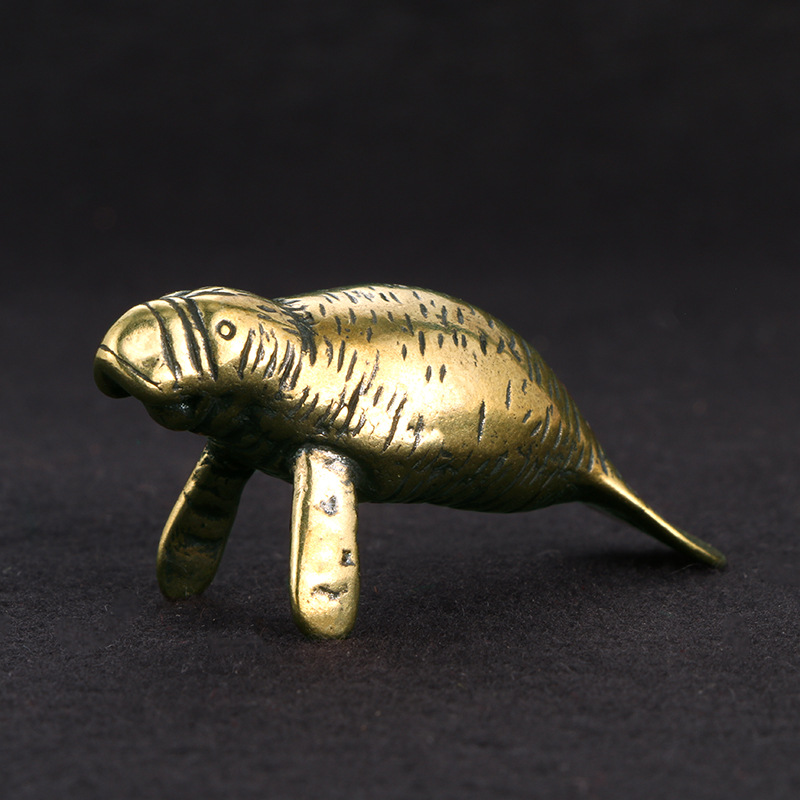 Office Furniture Suppliers - Messing Florida Manatee decoratieve beeldjes Vintage