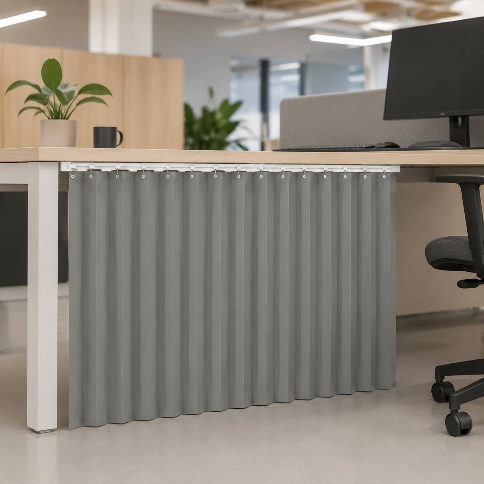 Office Furniture And Desks - Bureauprivacygordijn Windblokkerend kantoorprivacygordijn Werkplek scherm Metalen