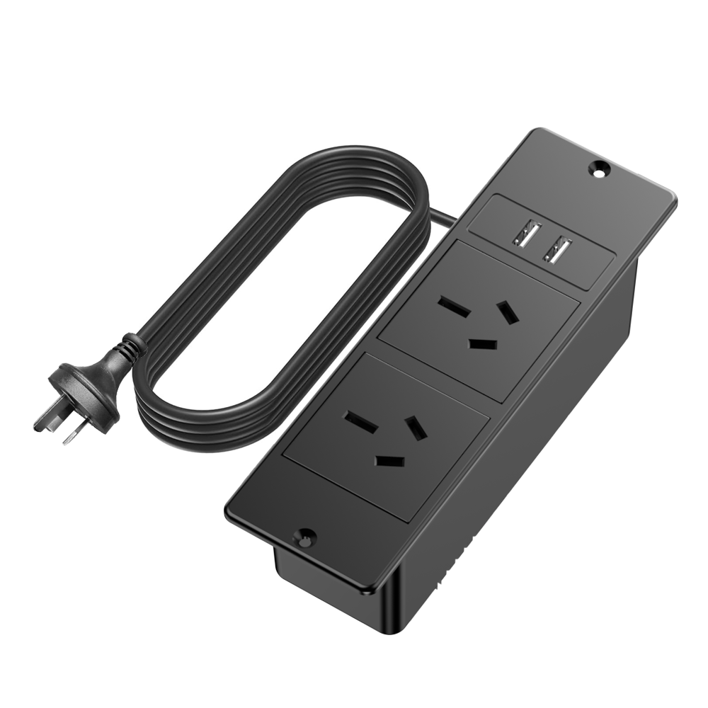 Office Furniture Manufacturers - Au 1500W Inbouw-stekkerdoos met USB-overspanningsbeveiliging Verborgen