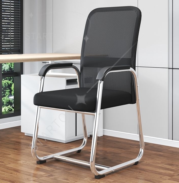 Office Furniture Jobs - Comfortabele bureaustoel voor thuisgebruik, boogvormige rugleuning,