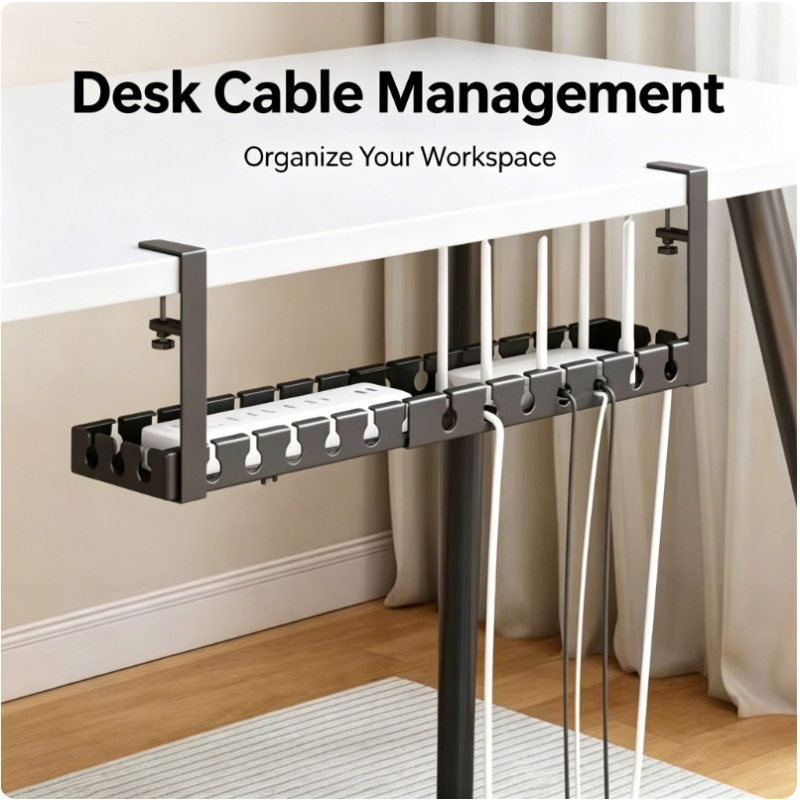Office Furniture Used - Telescopisch opbergrek onder de tafel Metalen