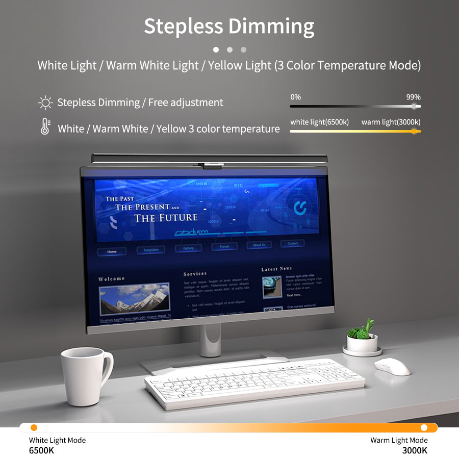 50cm LED Monitor Lichtbalk Sch - Office Furniture Used recensie en prijs