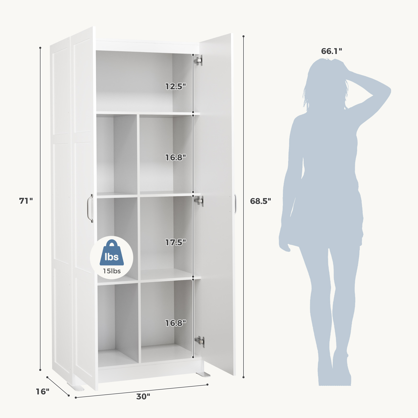 JHK 71IN Houten Woonkamer Opbe - Office Furniture Suppliers recensie en prijs