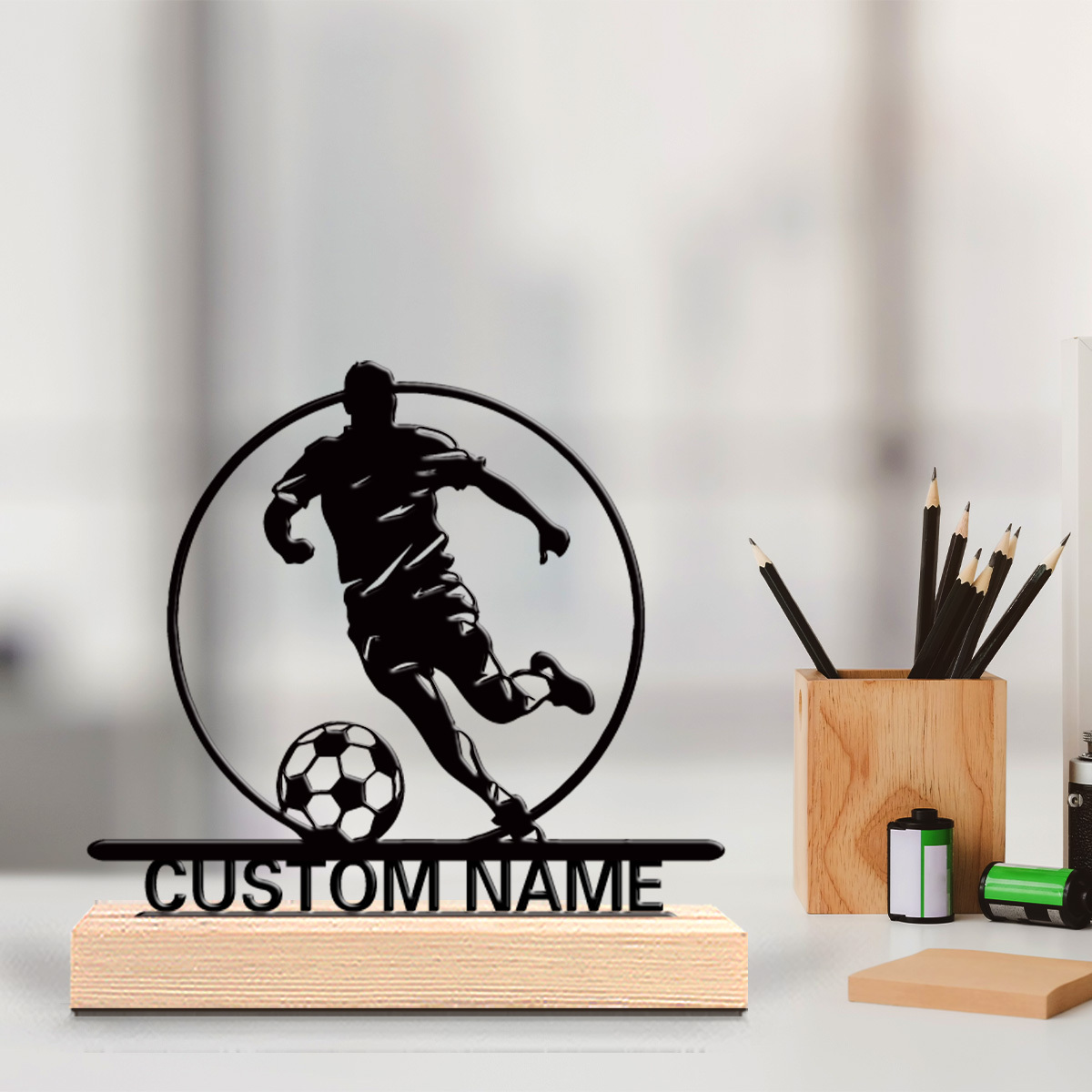 Aangepaste voetbalspeler metal - Office Furniture Used recensie en prijs